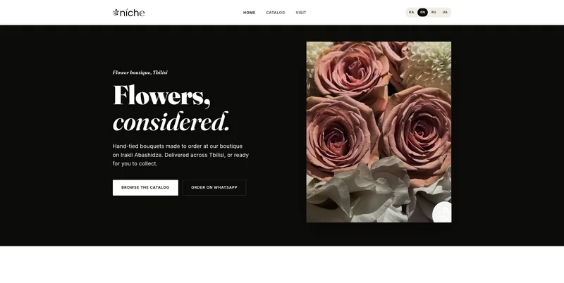 Скриншот проекта Niche, 1